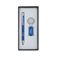 Гравиран Комплект Ключодържател и Химикалка