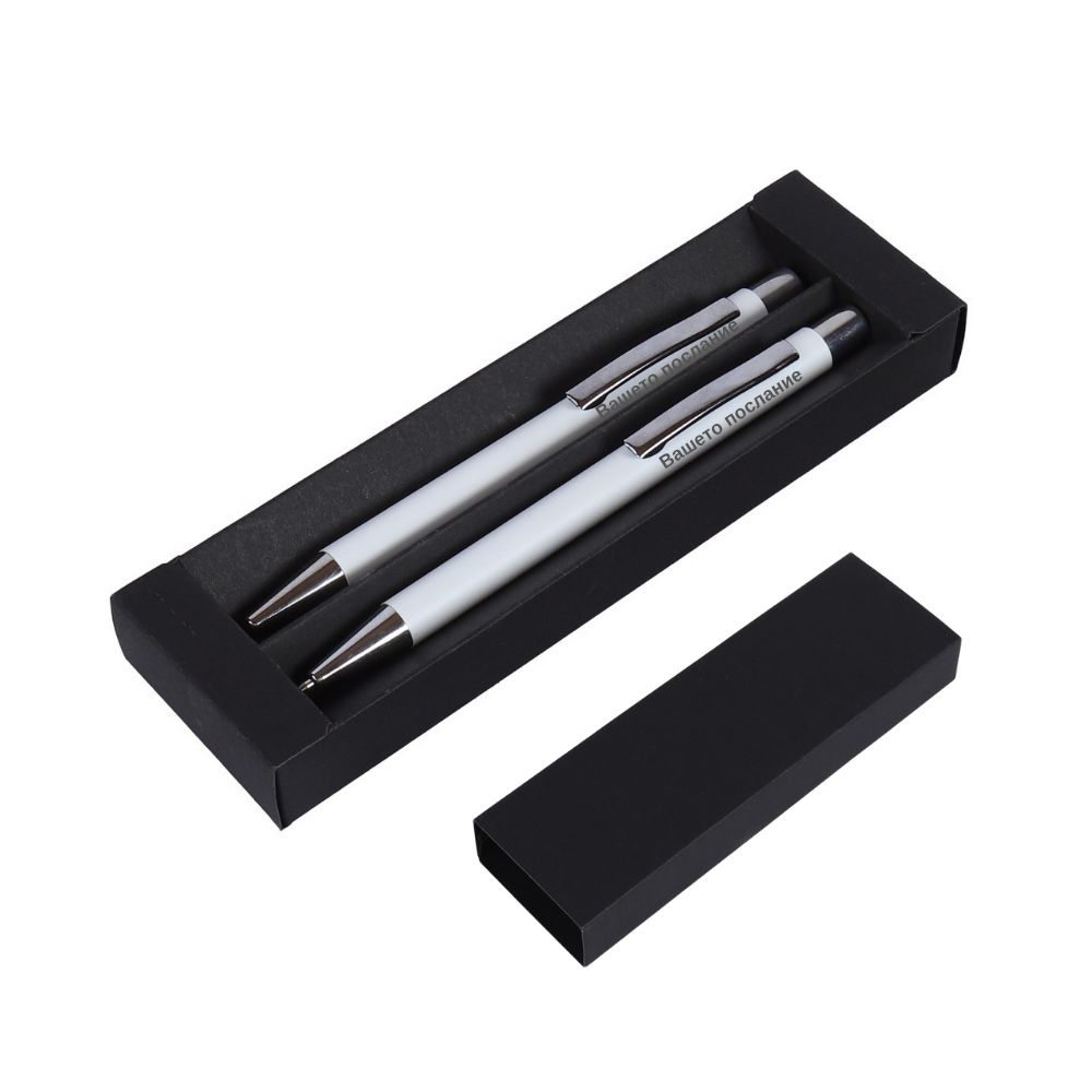 Гравиран Комплект химикалка и автоматичен молив Гравиран Комплект химикалка и автоматичен молив