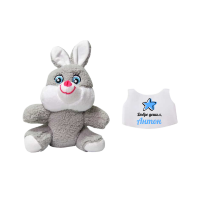 Персонализирана играчка Зайче с тениска